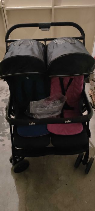 Carro joie aire Twin rosy & sea