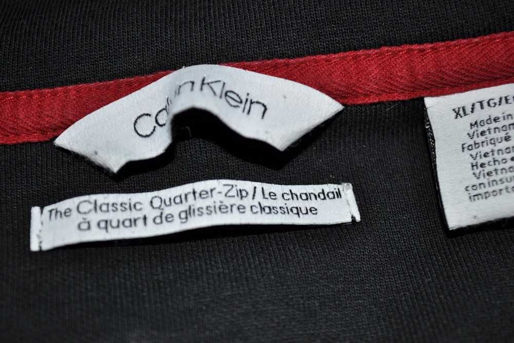 CALVIN KLEIN XL męska bluza bawełniana quater zip  sz2v3