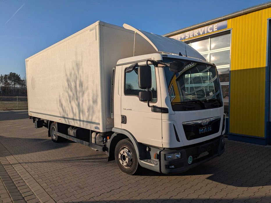 MAN TGL 8.180, Bj.2015, 179000km, Caixa, Reboque