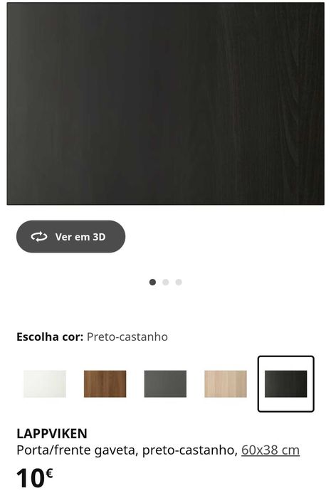 Estante IKEA castanha escura