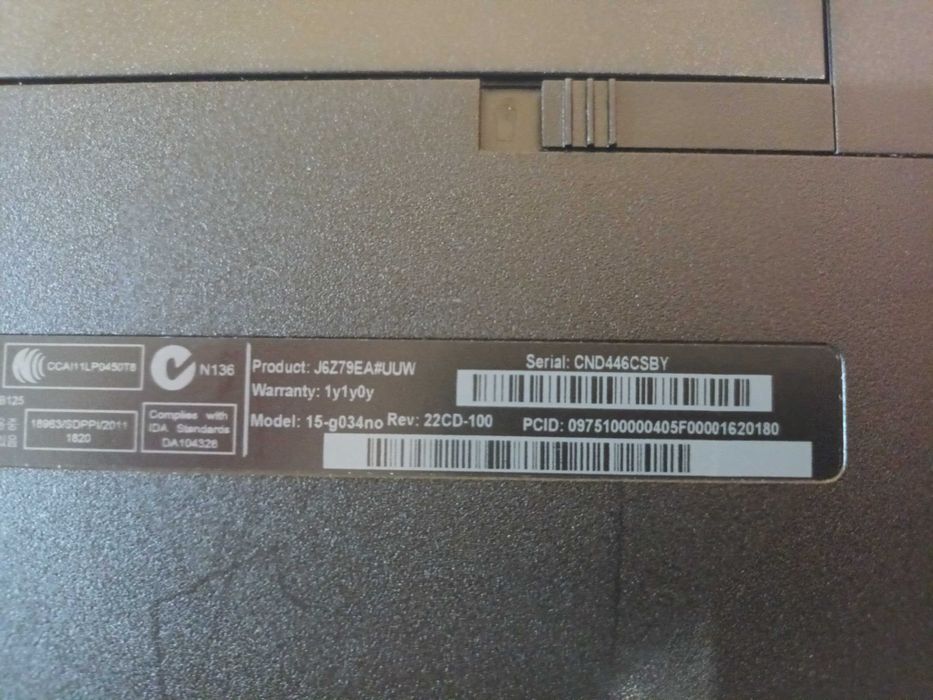 Ноутбук HP 15-G series