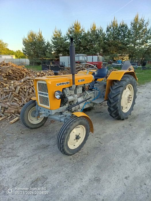 Traktor,ciągnik  Ursus c 330 sprzedam ,rok prod 1972,zarejestrowany