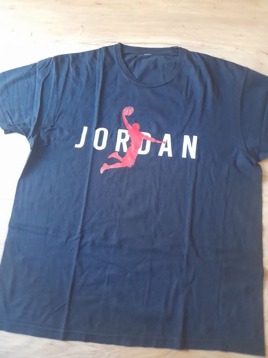 Jordan Jumpman T-shirt XL granatowy czerwone logo