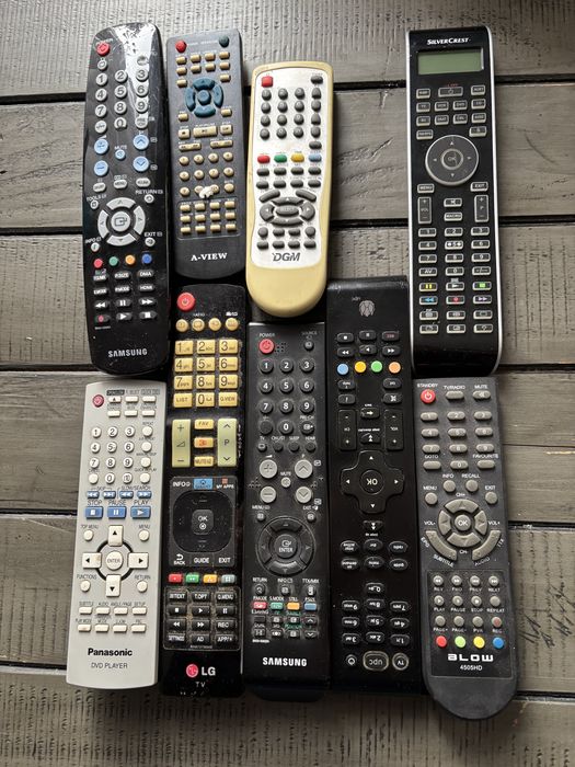 Piloty do Sony, Panasonic, UPC, DGM, ALOW