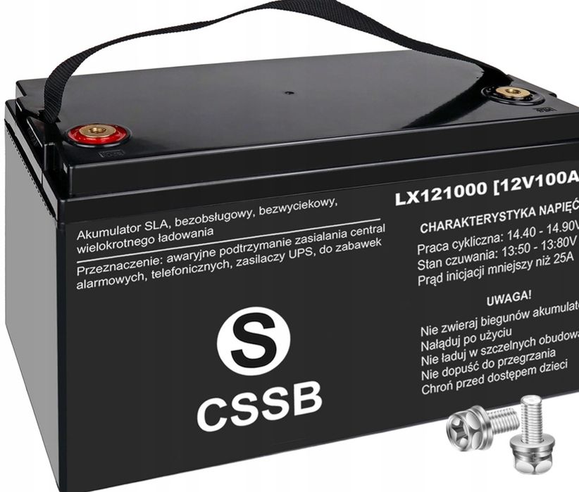 Акумулятор гелевий  Lamex 12 В 100 Ач