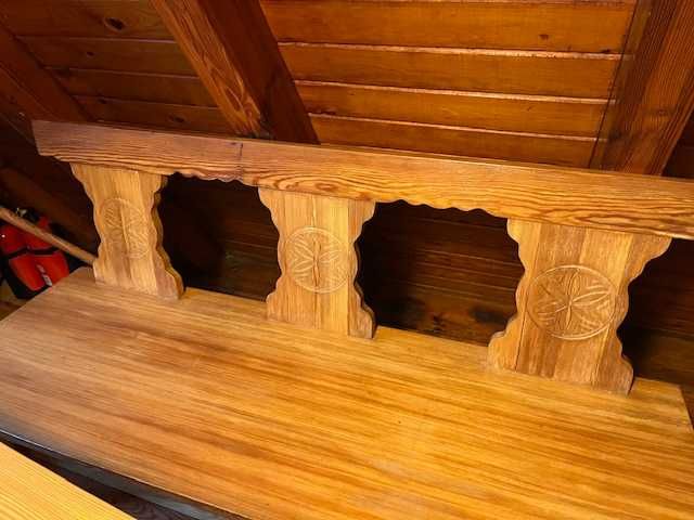 Komplet mebli drewno