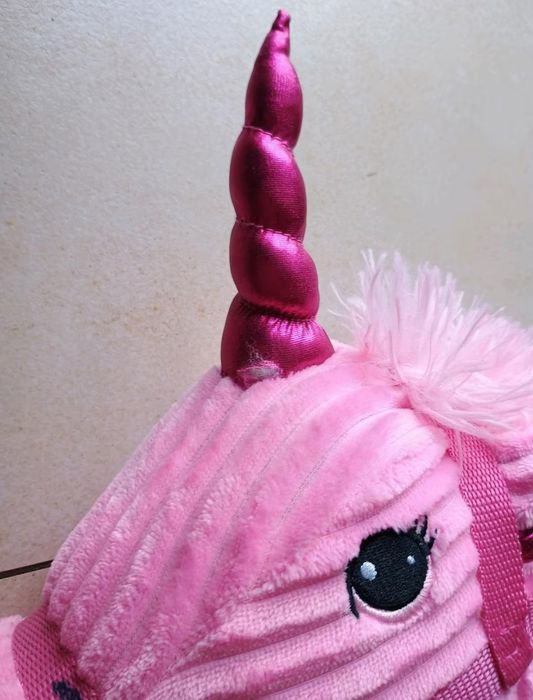 Hobby horse nowy różowy jednorożec z dźwiękami