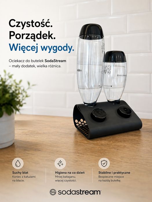 Ociekacz stojak do butelek Sodastream HIT!