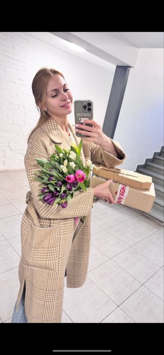Пальто hugo boss шерсть р.с/м