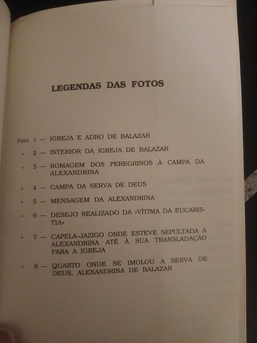 Vítima da Eucaristia, alexandrina de balasar, mariano pinho, 1990