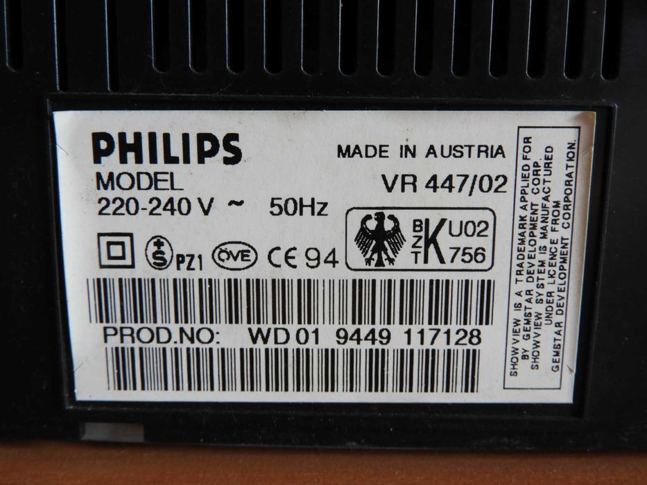 Magnetowid Philips VR 447 / 02 niesprawny