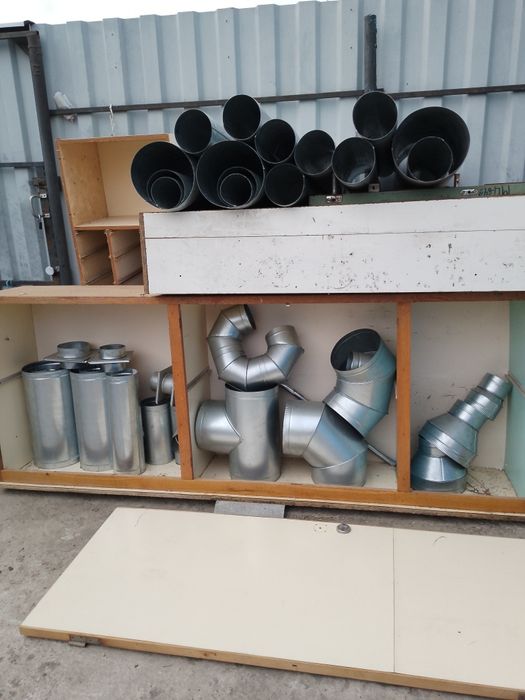 Изделия из оцинковки, крашенного и нержавейки.