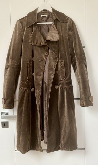 Promod brązowy płaszcz M