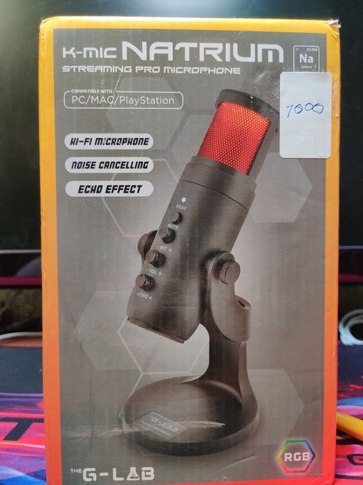 ігровий мікрофон The G-lab K-mic-natrium Streaming mic.
