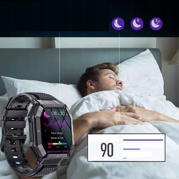 Super smartwatch wojskowy