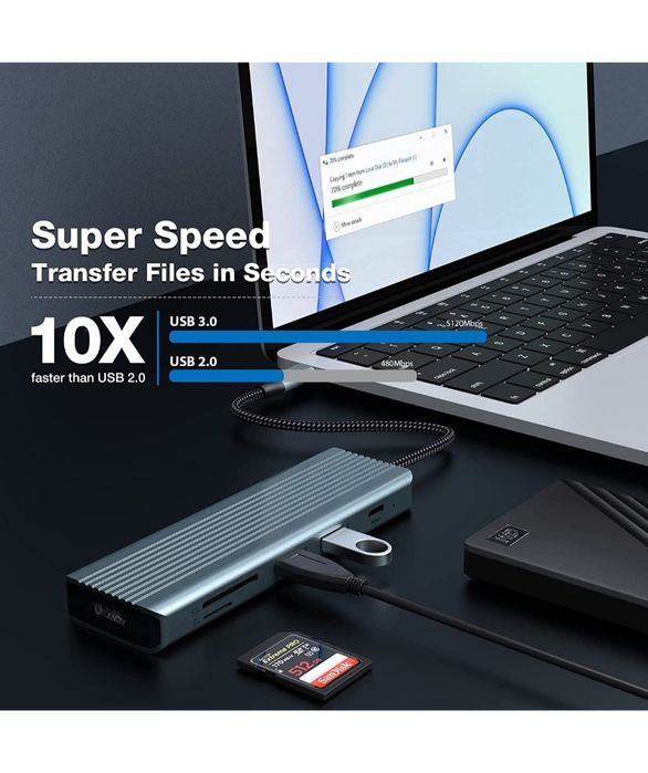 USB-C 4K Adapter, 9-in-164170301800451124