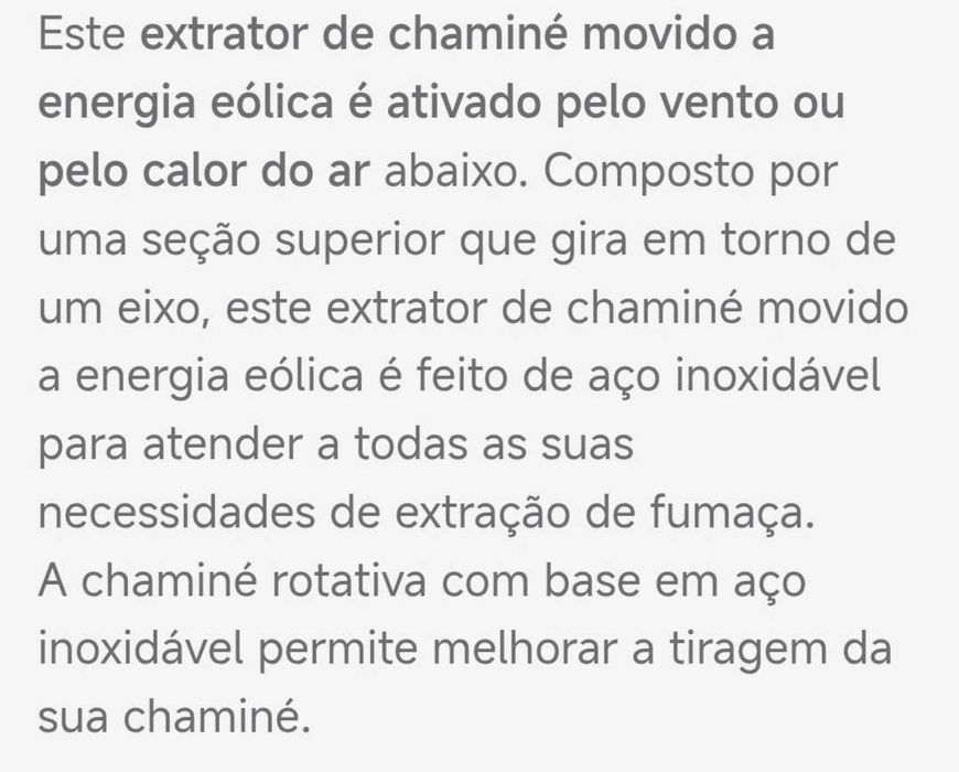 Chaminé girandola com base