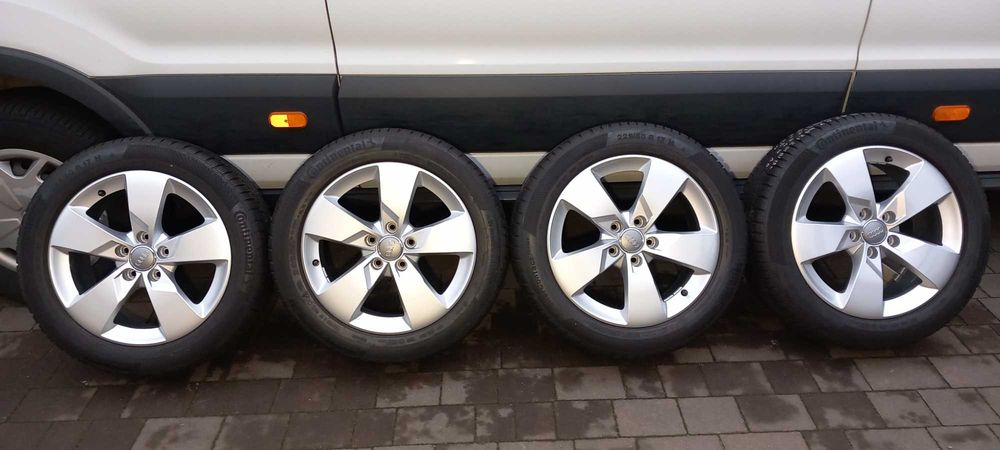 Koła DEMO zima oryg. AUDI VW  7x17, 5x112, ET47, 57.1+225/50R17 M+S