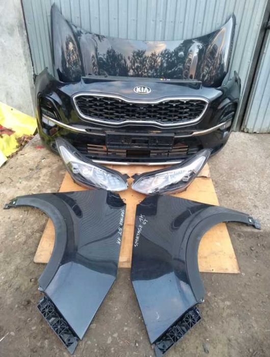 Комплект Капот крыло фара дверь крышка бампер зеркало фонар Sportage 4