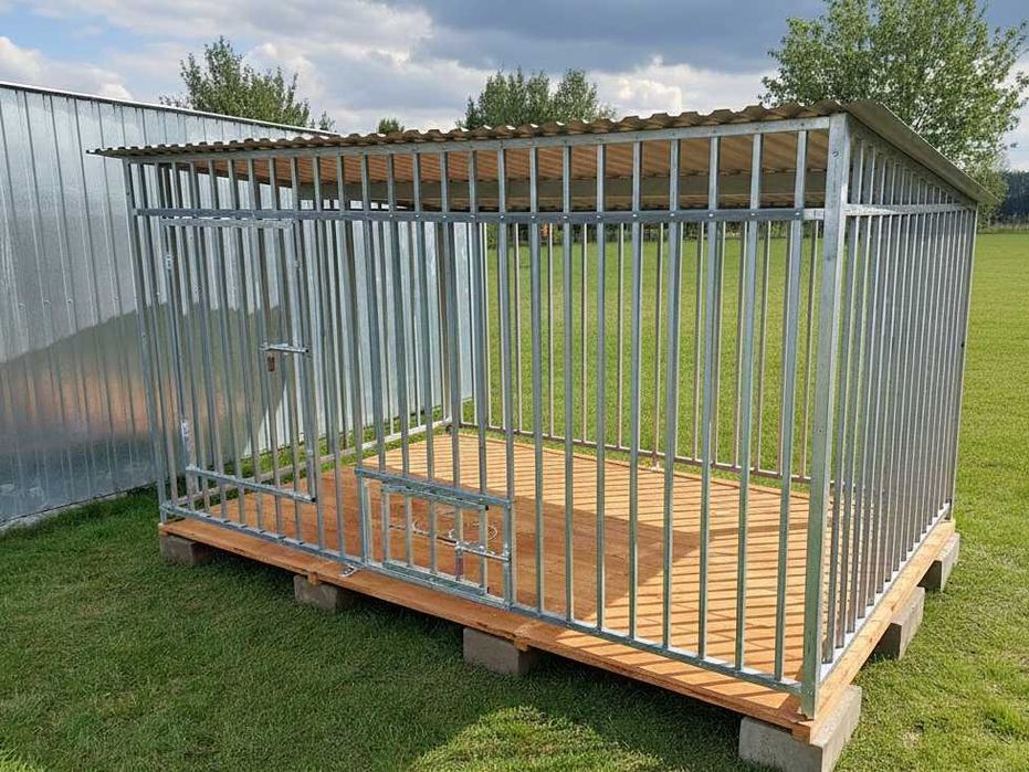 Kojec dla psa Boks Kojce dla psów WZMOCNIONE i ocynkowane PRODUCENT