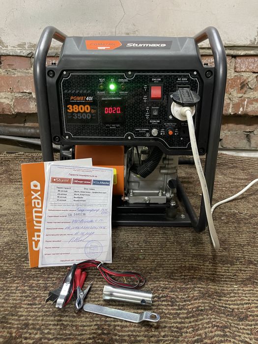 Бензогенератор 3800 кВт Sturmax PGM 8740I