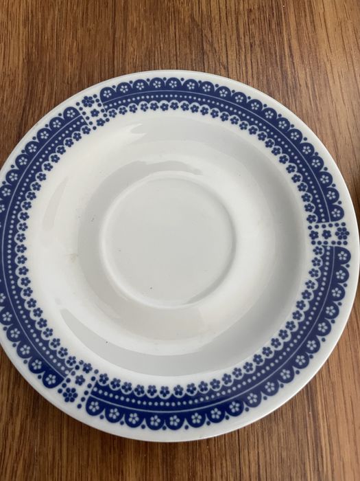 Talerz porcelanowy Jlmenau Graf von Henneberg  „niebieska cebula