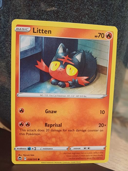 Carta Pokémon Litten #30