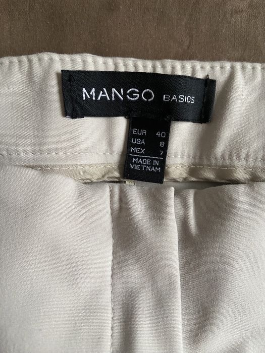 Spodnie beżowe Mango rozm 40