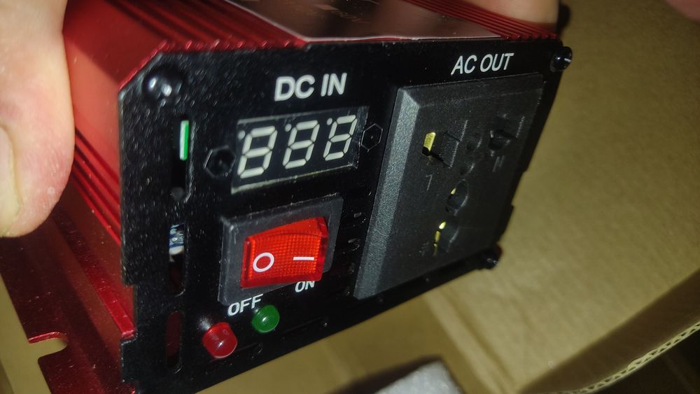 Инвертор 24v - 220v чистый синус 3000w,1200w преобразователь.