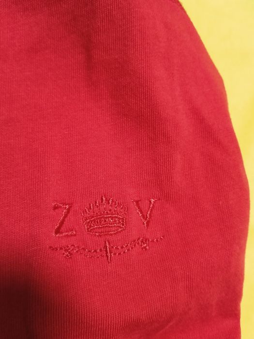 Лонгслив Zadig & Voltaire червоний.