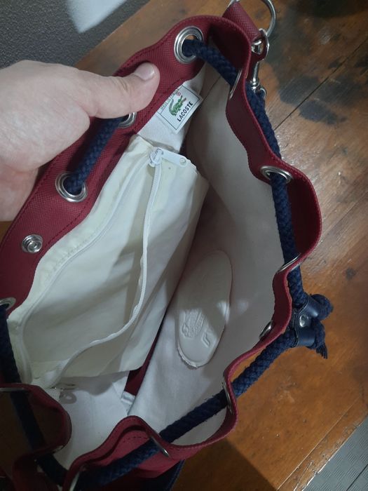 Mala Lacoste Bordeaux