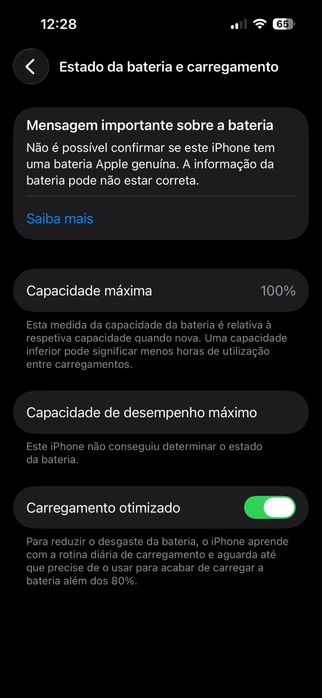 IPhone 14 Pro Preto 128GB 100% Bateria