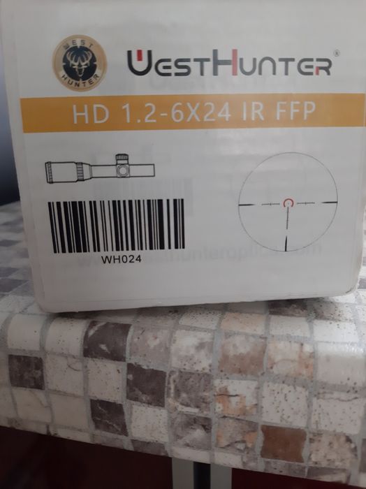 Оптичний приціл WestHunter HD 1.2-6×24 IR FFP Загонник Мінік Оптика