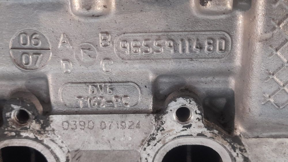 CABEÇA MOTOR COLAÇA PEUGEOT PARTNER MPV 1.6 HDI 16V 90CV 9H03