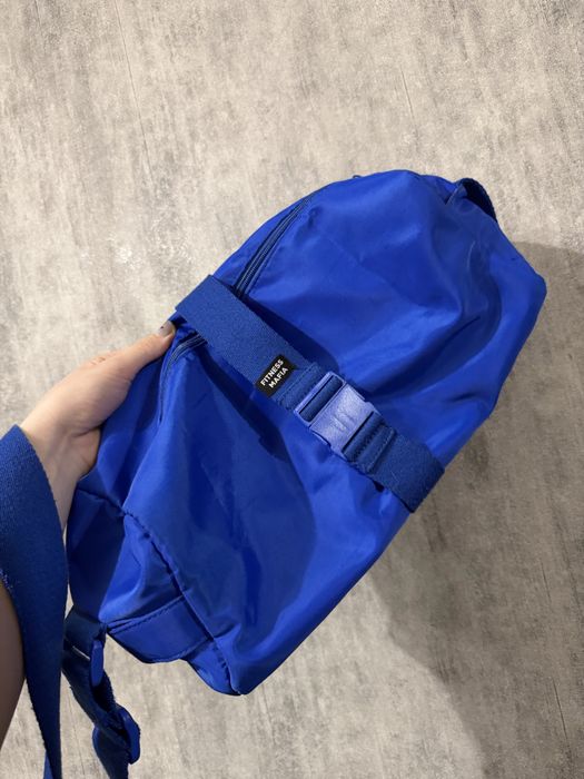 Сумка спортивна синя Fitness mafia