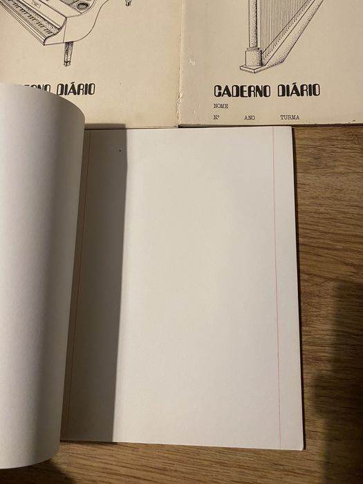 5 cadernos muito antigos