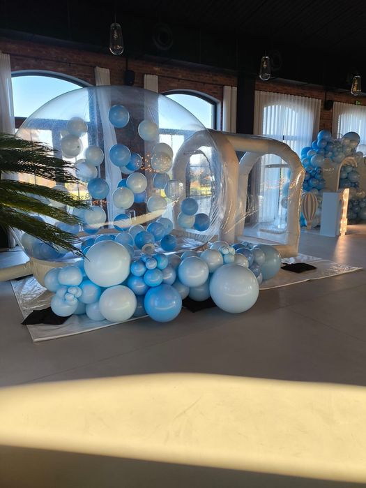 BUBBLE House Jump. Biały zamek. Miś. Animacje