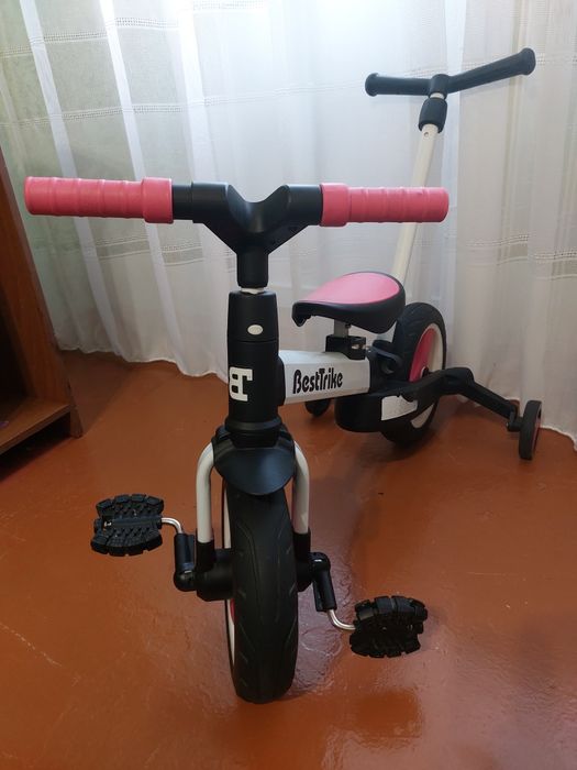 Best trike 3в1 велосипед, велобіг з ботьківською ручкою