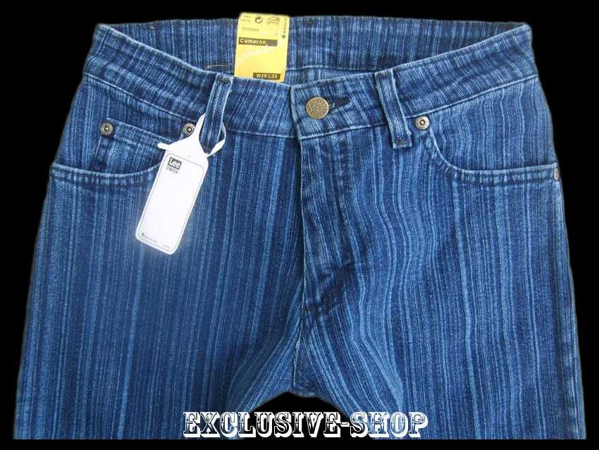 Spodnie damskie Lee Cameron na zimę jeansy W28 L33 pas 68 cm
