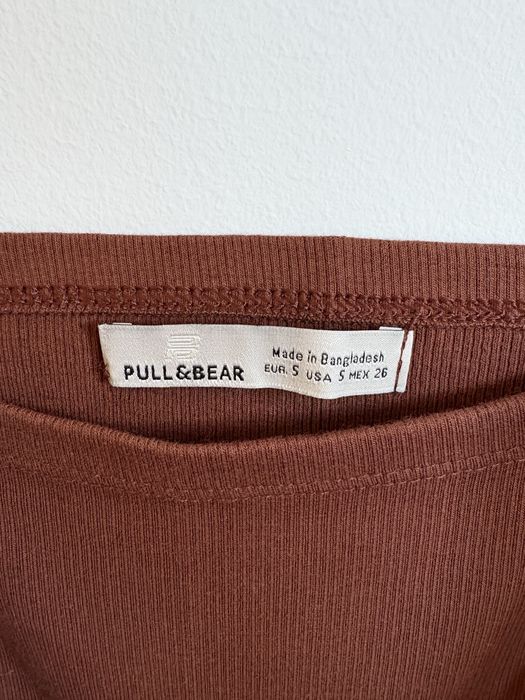 Top castanho Pull&Bear