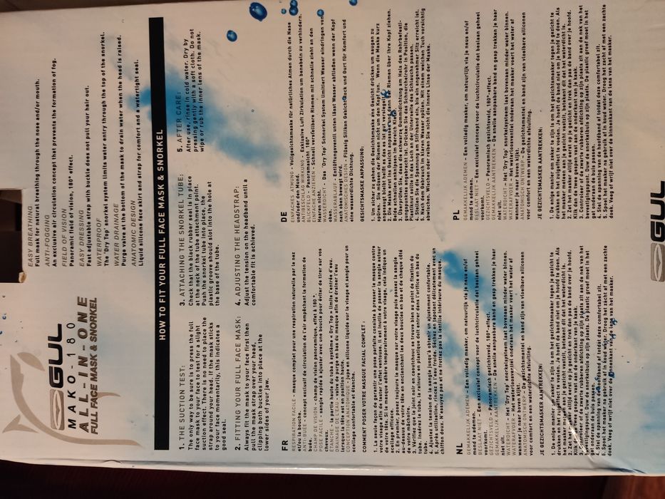 Máscara Snorkel da GUL