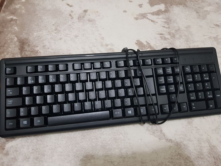 Teclado hp 100 usb preto
