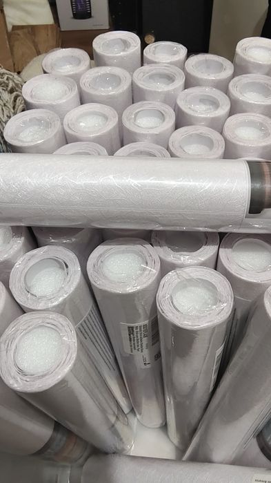 Tapeta Ścienna w rolce Samoprzylepna Wodoodporna 40x300cm Biały