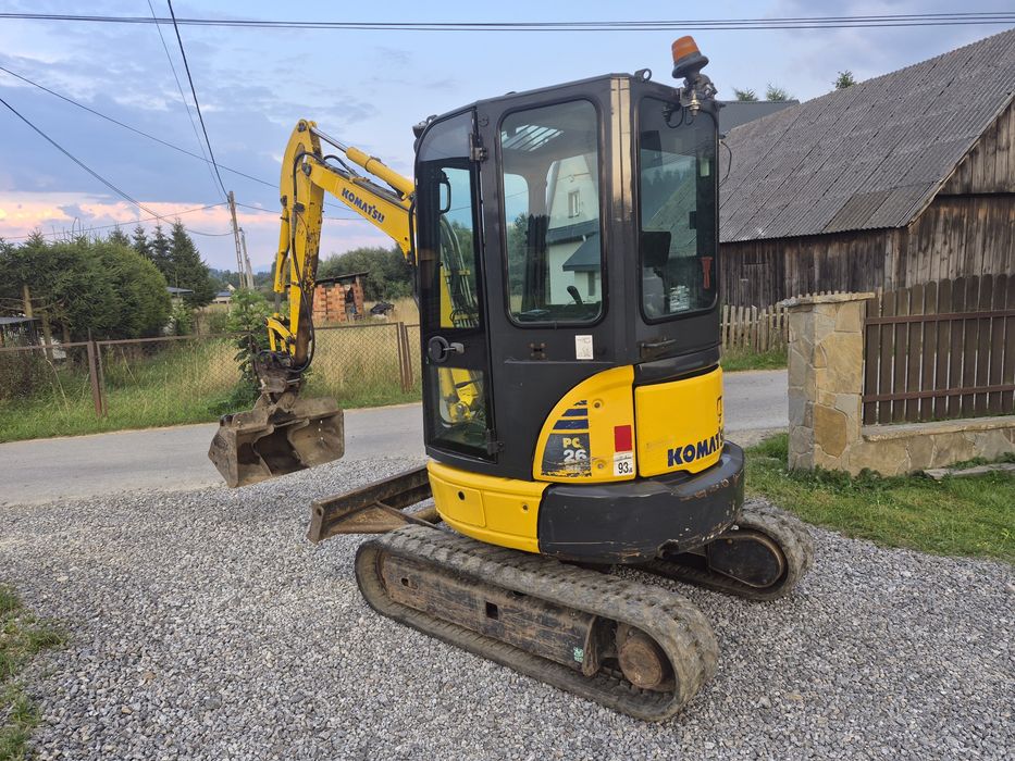 Minikoparka Komatsu Pc 26 ! 2016 rok ! Brutto ! Koparka jcb cat kubota