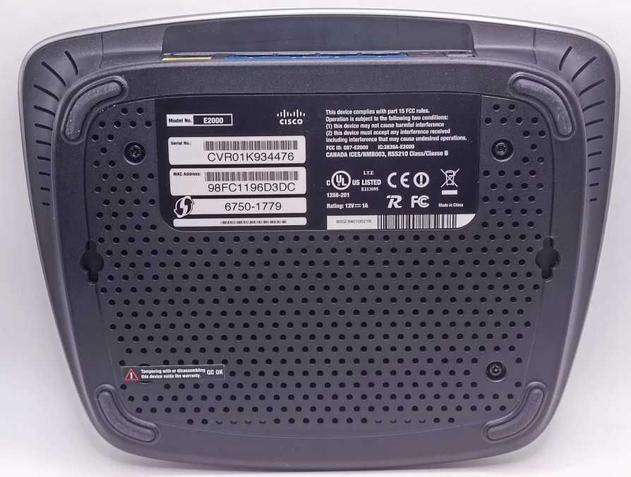 Router Cisko Llinksys E2000-EE Advanced Wirless-N 802.11B/G/N + Zasilacz 835/10/25S