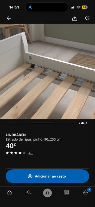 Cama nova embalada