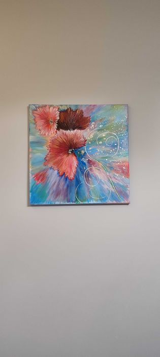 Авторская интерьерная картина акрил оригинал