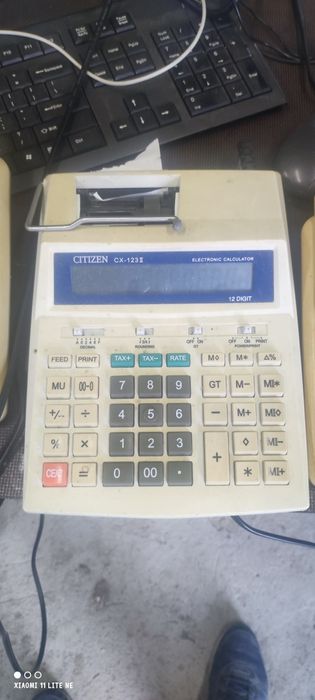 Kalkulator z drukarką citizen retro