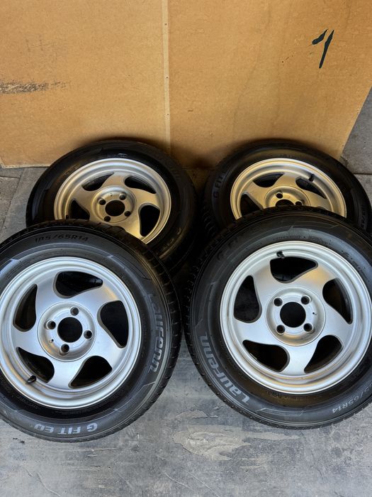 Диски  R14  4/100  кованые  с резиной