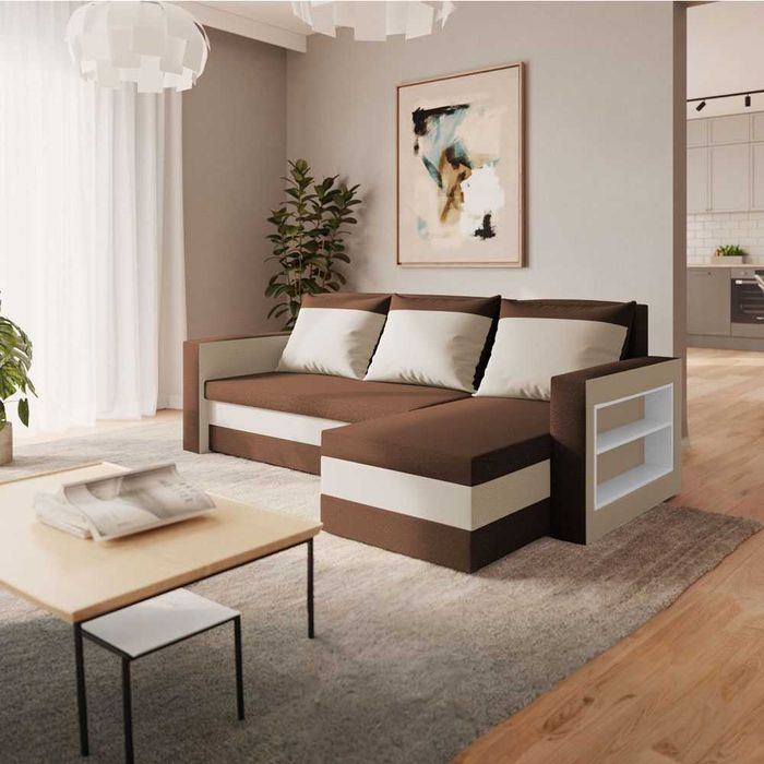 Narożnik z funkcją spania STELLA / Raty / Szybka dostawa!